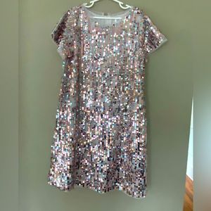 Gap | Girls Mesh Sequin Dress | Sz L